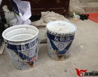 湖北随州市总代理张先生亲自为友情漆的用户施工