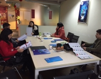 阳江客户到访友情漆